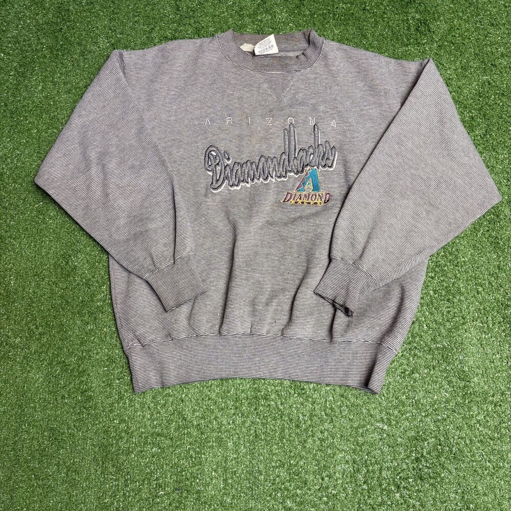 Vintage Lee Sport Arizona Diamondbacks Crewneck Gray Men’s L MLB Sweatshirt